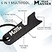 PEAK MASTER Bushcraft Magnesium Fire Steel Kit | 12,000-20,000 Strikes | Natural Wood Handle for Ultimate Grip