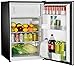Avanti RMX45B3S RMX45B 4.5 cu. ft. Compact Refrigerator, Mini-Fridge, in Stainless Steel, Black