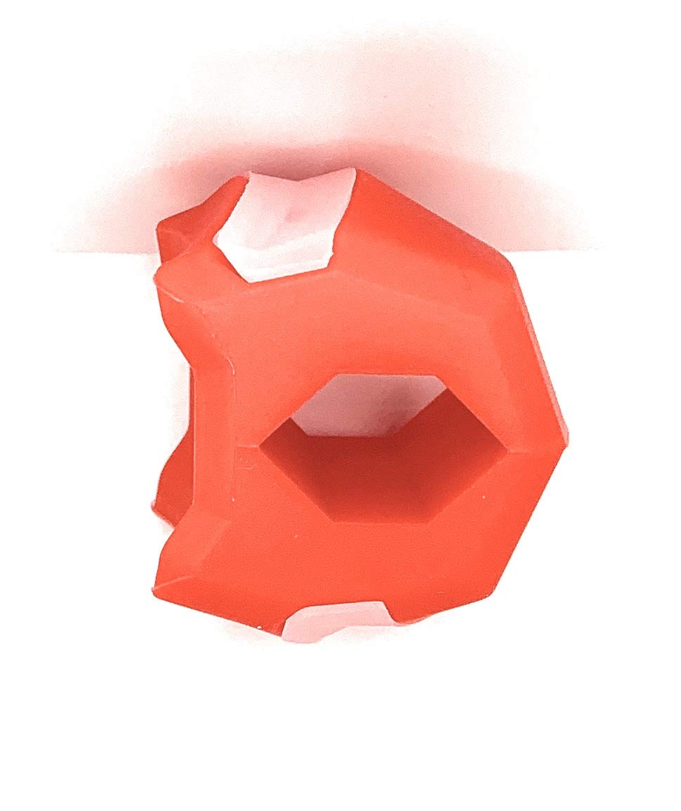 Jaw Exerciser by Mondy Moo, Face & Neck Toner, Exerciser Ball, Fitness Ball (Red)