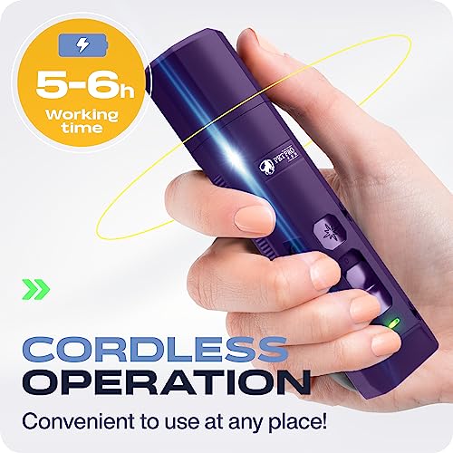 PETPROVED Dog Nail Grinders Silent Dog Claw Grinder Dog Nail Grinder for Dogs Claws Safe Dog Nail Trimmer Electric Pet Nail Grinder for Dogs Nail File