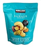 Kirkland Signature Sahale Snacks Cashew-Pistachio Nut Crisp with Lemon Apples,Cranberries & Blueberries 16 Oz.