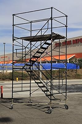 A Set of 4 Wheel 8 Caster with Cast Iron Hub 1 3/8 Caster Wheel With 2 Lock-in Brakes Scaffolding Rolling Tower CBMscaffold