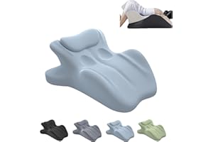 Chiro Monk Memory Foam Couples Pillow - Intimacy Butt Pillow Cushion for Lumbar Support, 27° Lift Waterproof Posture Support 