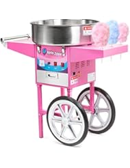 Olde Midway Commercial Quality Cotton Candy Machine Cart and Electric Candy Floss Maker - SPIN 2000