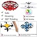 2 Pack Mini Drone for Kids Beginner Hand Controlled,UFO Flying Ball Toys with 360° Rotating and LED Lights,Quadcopter Drone Toy for Kids Birthday Party Favors Indoor Outdoor,RC Helicopter Kids Gift