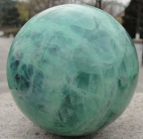 57-60Mm Glow In The Dark Stone Crystal Fluorite Sphere Ball