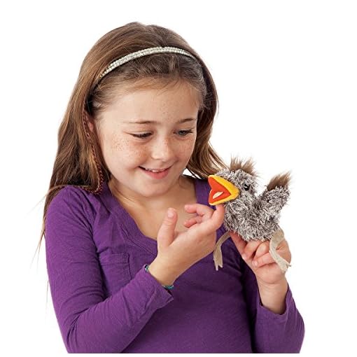 Folkmanis Mini Baby Bird Finger Puppet - Image 3