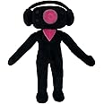 Mihjiot Skibidi Plush Black Speakerwoman Plush Doll Funny Stuffed Anime Game Plush Figure Toys Gift for Fans Aldults