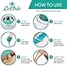 LeChic - Wax Warmer Hair Removal - Wax Kit - 5 Bags of Hard Wax Beans & 30 Wax Applicator Sticks - Waxing Kit - Step by Step Guide - Wax Beads - Hard Wax - Painlessly Remove Hair From Bikini Arm Legs