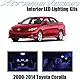 XtremeVision Toyota Corolla 2000-2014 (14 Pieces) Cool White Premium Interior LED Kit Package + Installation Tool