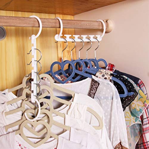 Clothes Hanger - 8pcs Lot Clothes Hanger Rack Wardrobes Shop Closet Wardrobe Clothing Hooks Space Saver Home - Dry Room Duty Ground Extension Pants Laundry Accessories Line Bathroom