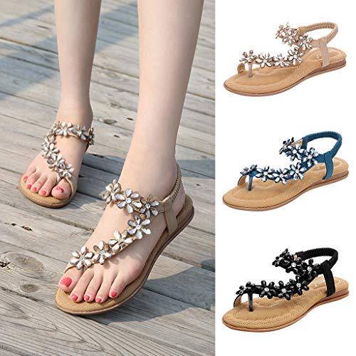 Thong-Sandals-for-Women-BeachBohemia-Floral-Flat-Sandals-T-Strap-Summer-Beach-Glitter-Beaded-Elastic-Flip-Flop-Thong-Shoes