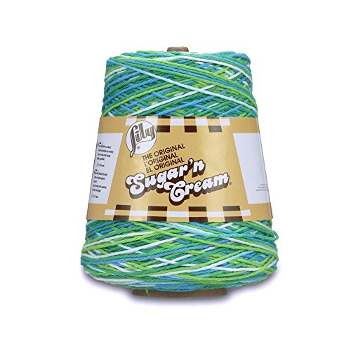 Lily Sugar'n Cream Cotton Cone Yarn, 14 oz, Potpourri , 1 Cone Pricepulse