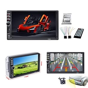 Autoradio Bluetooth 2 DIN Compatibile con Apple Carplay, Lettore MP5 7 Pollici Stereo Auto HD Touchscreen Supporta… - immagine 6