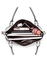 BOSTANTEN Bolso cruzado de piel con asa superior para mujer