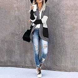 ADJHDFH Black Cardigan For Women Dressy Turtleneck