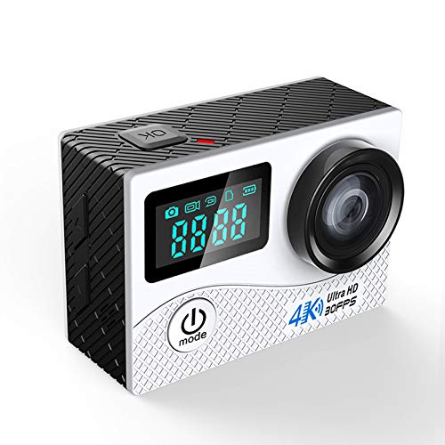 Lens 16mp Mini Hd Ultra Camera 170 Degree Cmos K2 4k B07mmfgxz8 Action Wifi Inch Ip68 Waterproof Silver 2 Sports ウェアラブルカメラアクションカム 春夏新作