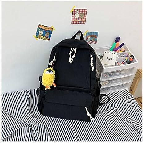 Amazon Co Jp トレンディなバックパック タイドブランドの ショルダーバッグのカップルのバックパック通学大容量の後輩と先輩 旅行 ビジネス 学校に適しています Color Black ホーム キッチン