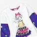 Novatx Wave Point Cotton Long Sleeve Baby Girl Clothes H3660 Cream and Grey (4/5y, cream)