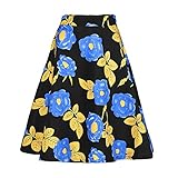 NREALY Skirt Womens Ladies Vintage Summer Floral