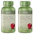 GNC Grape Seed Extract 100mg -- 2 Bottles each of 100 Caps