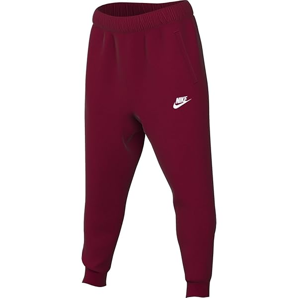 nike burgundy essentials slim joggers