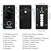 Wireless Video Doorbell FLOUREON WiFi Smart Video Doorbell Chime with 720P HD Security Camera Real-Time Video and Two-Way Talk, Night Vision, PIR Motion Detection Support APP Control