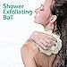 Loofah Sponge Shower Body Brush for Exfoliating 3 in 1 Set Includes Long Handled Back Scrubber, Bath Sponge Luffa Ball and Natural Exfoliator Loofah Pad for Men & Women Body, Face and Spa Washing