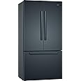 Bosch B36CT80SNB 36" 800 Series French Door Refrigerator with 20.8 cu. ft. Capacity, FarmFresh System, VitaFreshPro, LED Lighting and MultiAirFlow (Black Stainless Steel)