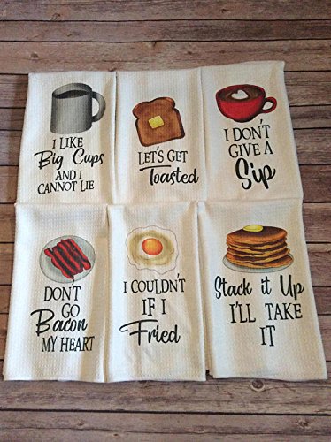 Amazon Com Funny Song Lyric Kitchen Towels Handmade