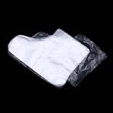 EXCEART 200ct Paraffin Bath Liners Clear Plastic Disposable Foot Covers for view 9