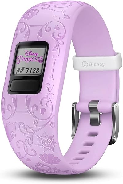 Garmin vivofit jr. 2 Kids Fitness Tracker Disney Princess Purple 1 Year Battery