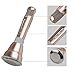 VERKB Wireless Microphones Karaoke, 3-in-1 Bluetooth Karaoke machine KTV for Apple iPhone Android Smartphone or Pc(Light Golden)