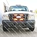 SolarBlast 6W AMBER LED Flashing Strobe Light Head [32 Flash Mode] [TIR] [Multi Units Sync-able] [Surface-Mount] Amber Yellow Grille Police Lights for Emergency Vehicles Truck Volunteer Firefighters