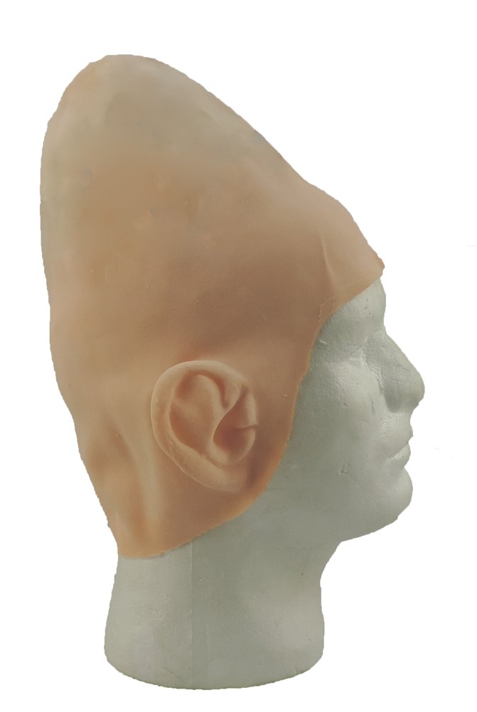Rubie's Egg Head Conical Alien Skull Cap - Latex Stretch Costume Cap With Attached Ears