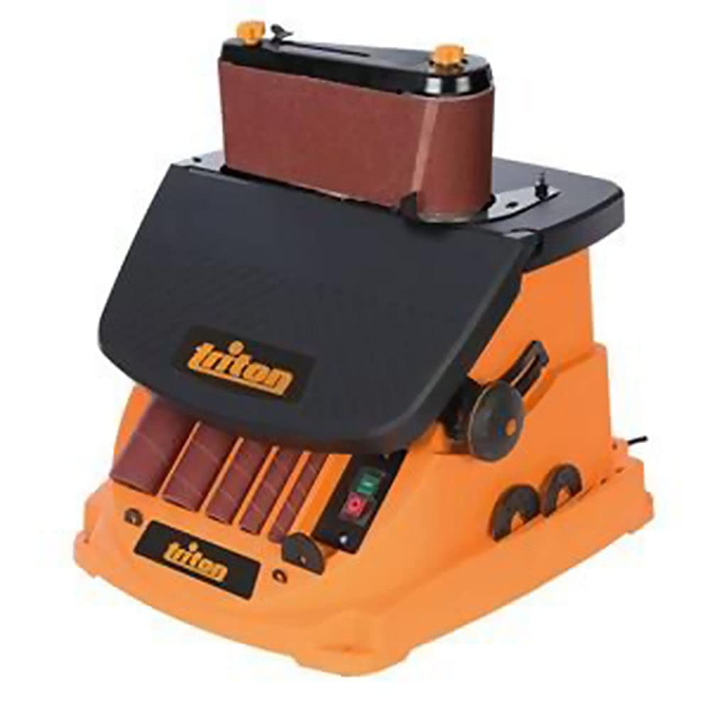 Triton TSPST450 Lijadora de banda y husillo oscilante de 450 W/3,5 amperios