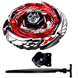 Poohjoy Beyblades High Performance Fight Master Mercury Brave Version Metal Fusion Beyblade Gyro toys 4D System + Luncher Red