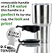 Stainless Steel Travel Tumbler Cup- -30 oz Double Wall Vacuum Insulated Drinking Thermal Mug with Anti-Splash Lid- Keeps Your Beverage Hot or Cold -fit handle. BPA Free.