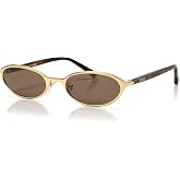 SOJOS Oval Metal Frame Acetate Polarized Sunglasses LUSTRE | Pearl Temple Acetate Legs UV400 Retro Vintage Style For Women Shades