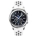 Galaxy Watch 46mm Bands, Gear S3 Bands, KADES 22mm Universal Replacement Strap with Quick Release Pin Compatible for TicWatch Pro/Amazfit Stratos Smart Watch- White/Black
