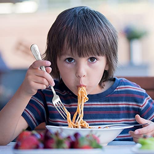 HansGo Dinner Forks, 8PCS Good Table Forks Top Food Grade Stainless Steel Silverware Forks Flatware Forks Use for Home Kitchen Hotel Restaurant