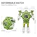 Baztoy Transform Toys Robot Watch 3 in 1 Projection Kids Digital Watch Deformation Robot Toys for 3,4,5-10 Years Old Boys Girls Electronic Learning Gifts
