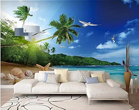 Papier Peint Photo Murale Paysage De Bord De Mer Plage Mur