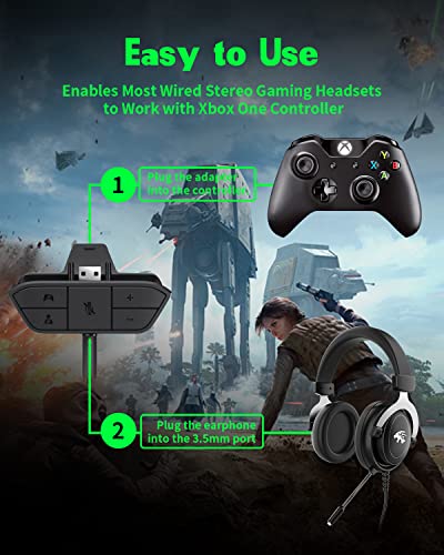 xbox headset adapter plug mic into xbox one