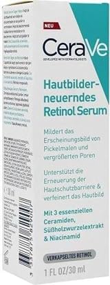 CeraVe Resurfacing Retinol Serum Face Niacinamide 30ml Even Tone Smooth view 2