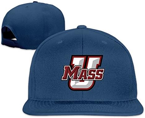 Custom Adult University Of UMASS Massachusetts Flat Brim Baseball Caps