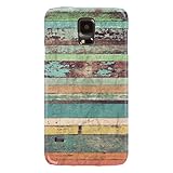 Samsung S5 Case, Colorful Wood Texture Hard Case Cover for Samsung Galaxy S5 Case