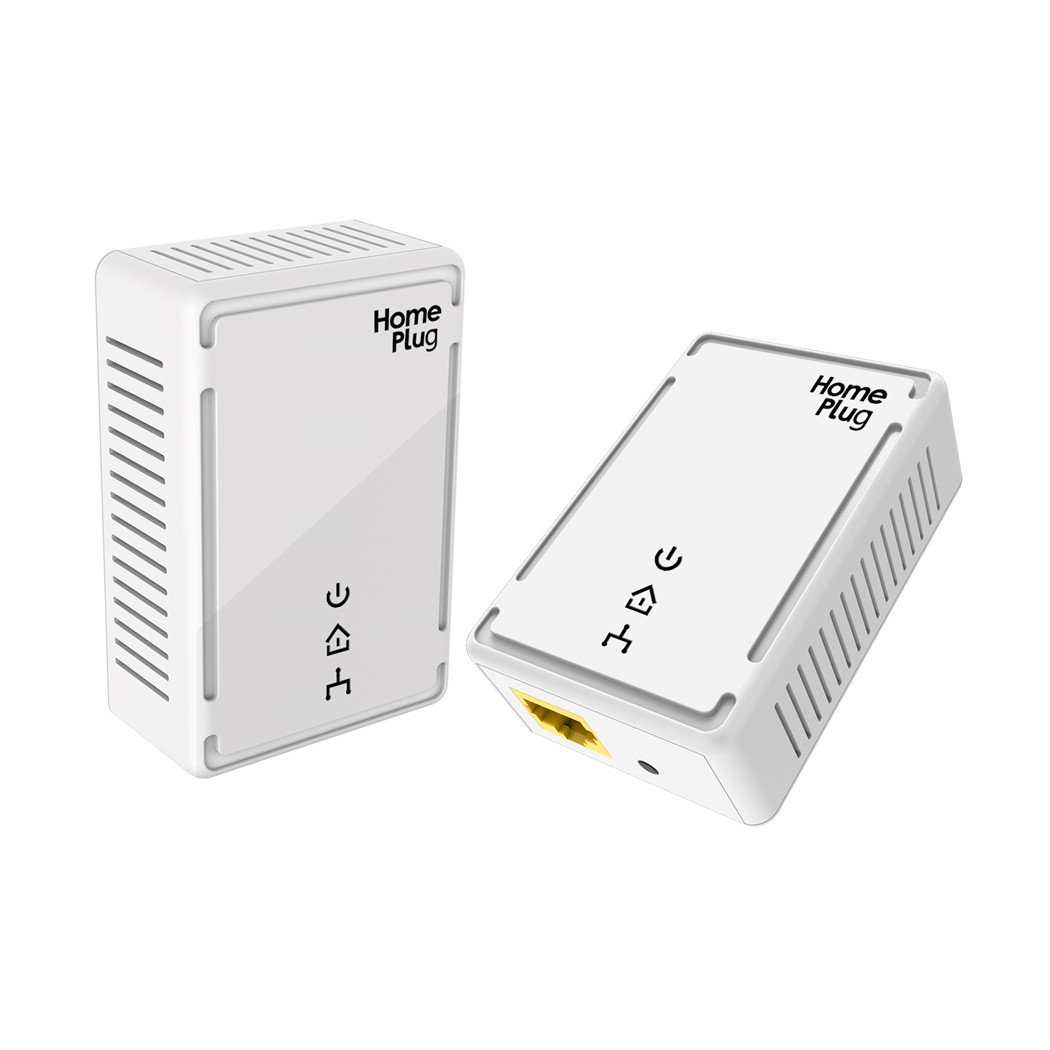 Elink 500Mbps Mini Powerline Adapter Kit Network PLC Homeplug AV with 10/100Mbps