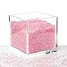 Pretty Display Acrylic Diamonds Pink Makeup Brush Holder Beads Contains 1 Pint - Over 50,000 Gems