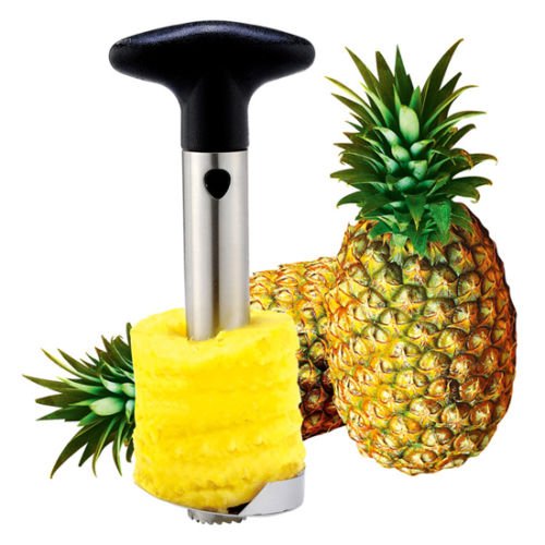 Pineapple Corer Slicer Cutter Peeler Stainless Steel Kitchen Easy Gadget Fruit
